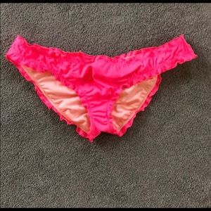 Victoria secret ruched bikini bottom